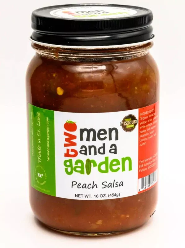 Two Men and a Garden Peach Salsa