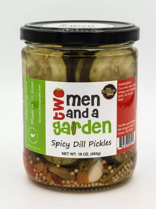 Two Men and a Garden Spicy Dill Pickles