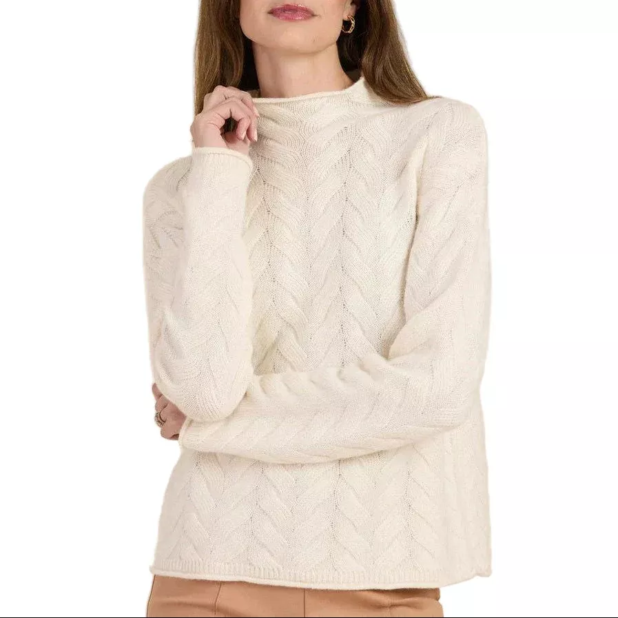 Tyler Boe Cashmere Basketweave Sweater