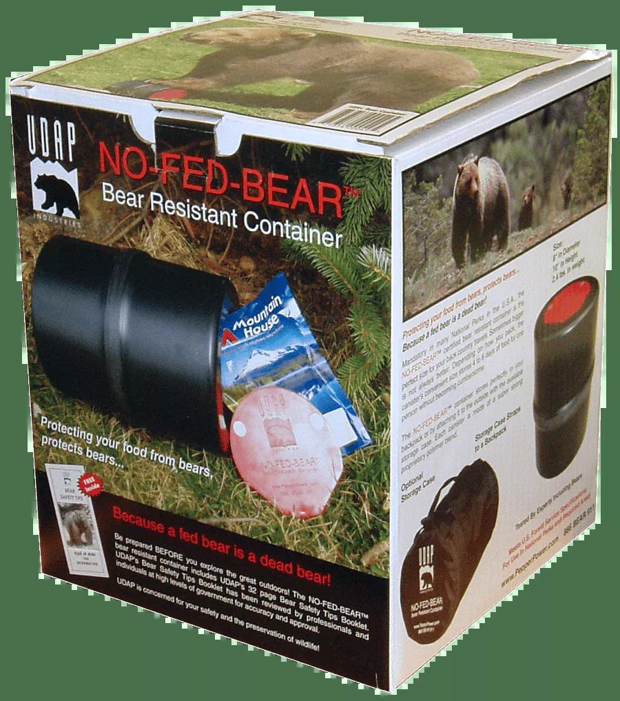 Udap No-fed-bear, Udap BrcNo-fed-bear Food Container
