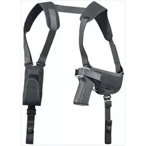 Uncle Mikes Pro-Pak Horizontal Shoulder Holsters Size 15 Black Ambidextrous