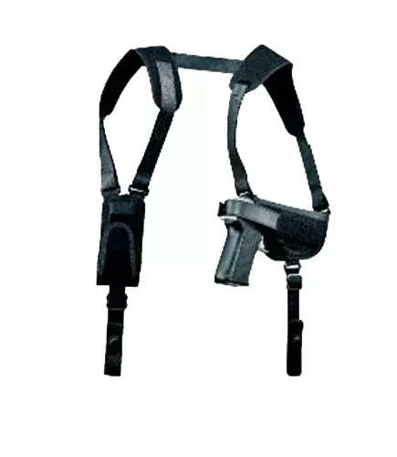 Uncle Mikes Pro-Pak Horizontal Shoulder Holsters Size 16 Black Ambidextrous