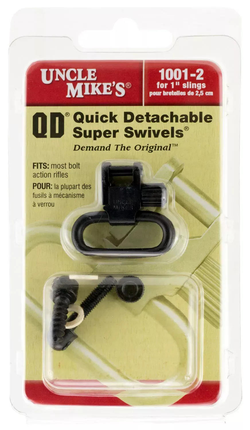 Uncle Mikes QD115 LRB Quick Detachable Super Swivel 1″
