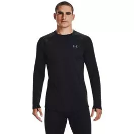 Under Armour Men's ColdGear Base 4.0 Crew - Black - Pitch Gray - 2XL