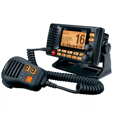 Uniden UM725GBT Black VHF Radio with GPS Bluetooth