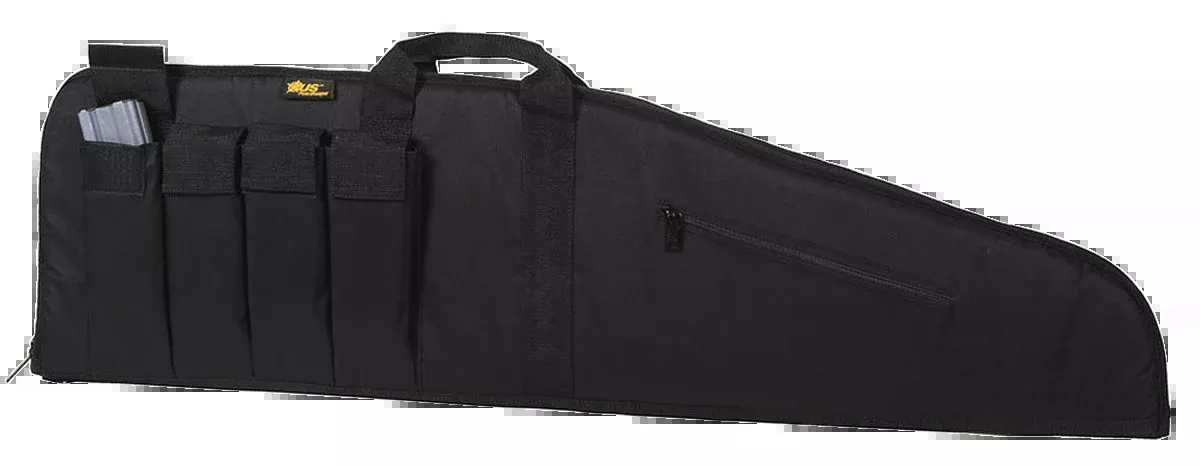 US PeaceKeeper Modern Sporting Rifle Case, Water-Resistant 600D Polyester, Tricot Liner, Lockable Zippers