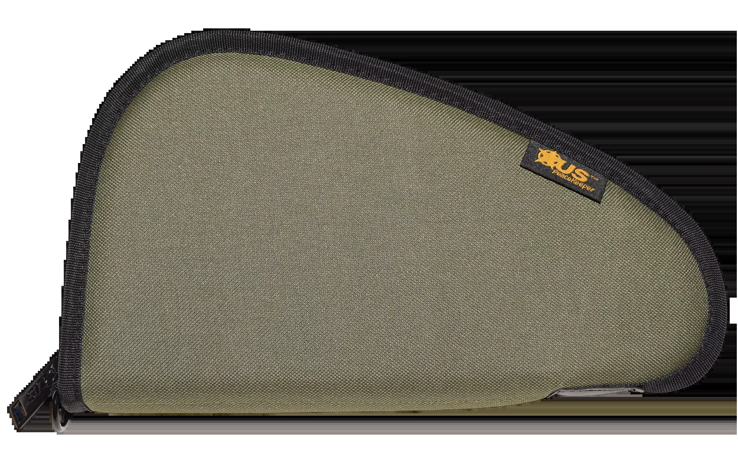 US PeaceKeeper Pistol Case, 13×7 in, 600 Denier Water-Resistant Polyester, Olive Drab Green, P21713
