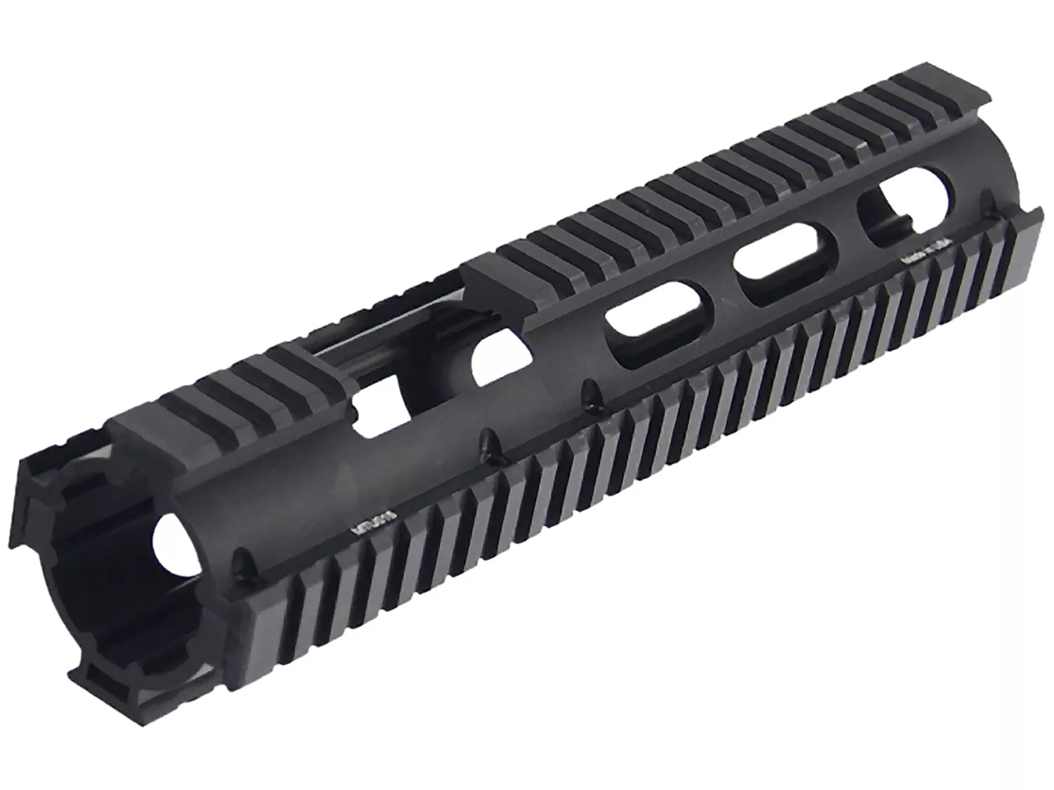 UTG Quad Rail Handguard Aluminum Matte Black Receiver