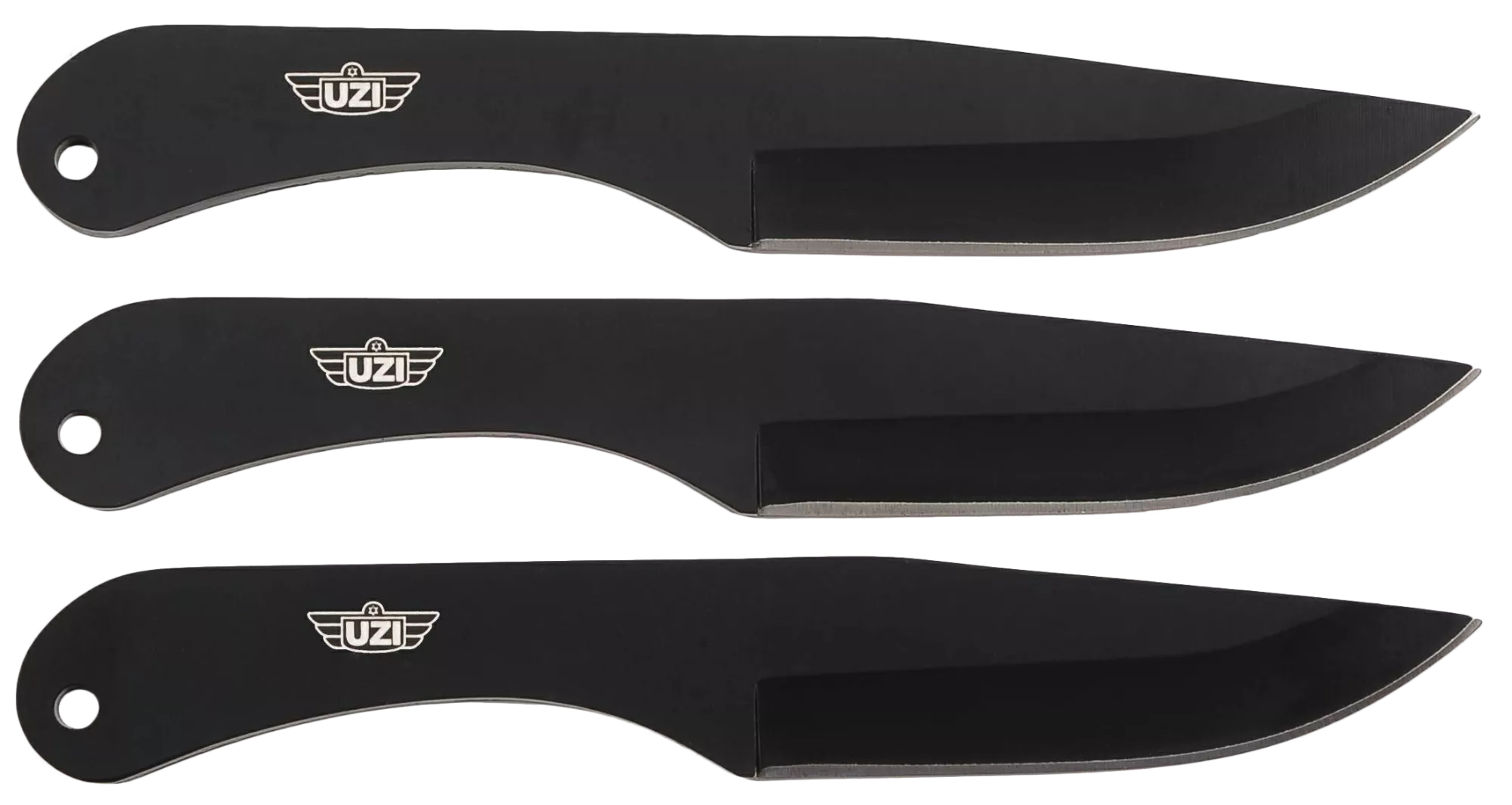 UZI 3-Pack Throwing Knives 8.25" Fixed Blade Set