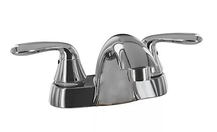 Valterra 2-Handle Hybrid Bathroom RV Faucet with Low-Arc Spout, Chrome• PF232301