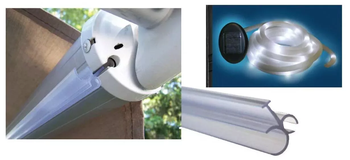 Valterra Solar Powered Rope Light W/Tracks, 18’• A30-0900