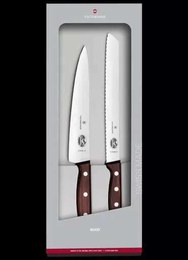 Victorinox Swiss Classic Wood 2-Piece Kitchen Knife Set
