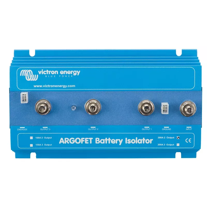 Victron ArgoFET 200-2 Battery Isolator – 200AMP – 1 Alternator, 2 Batteries