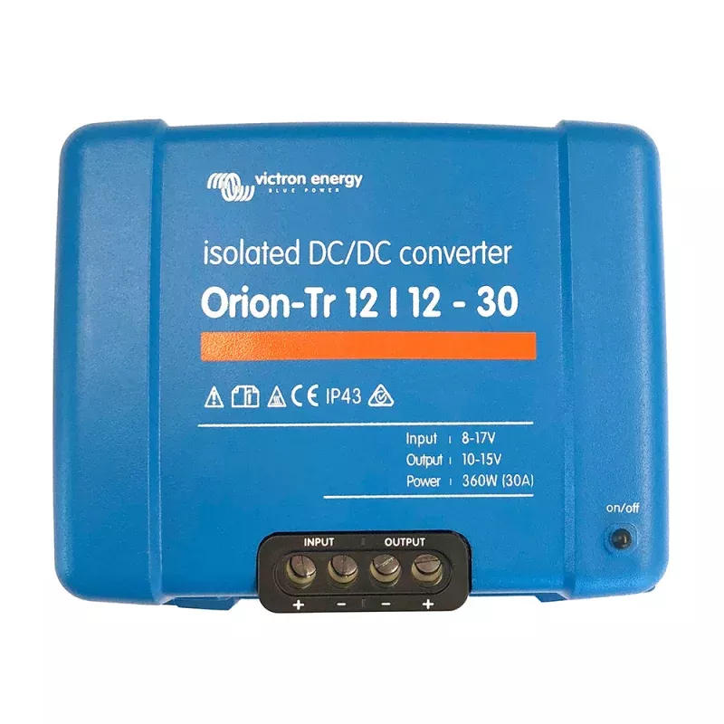 Victron Orion-TR DC-DC Converter – 12 VDC to 12 VDC – 30AMP Isolated