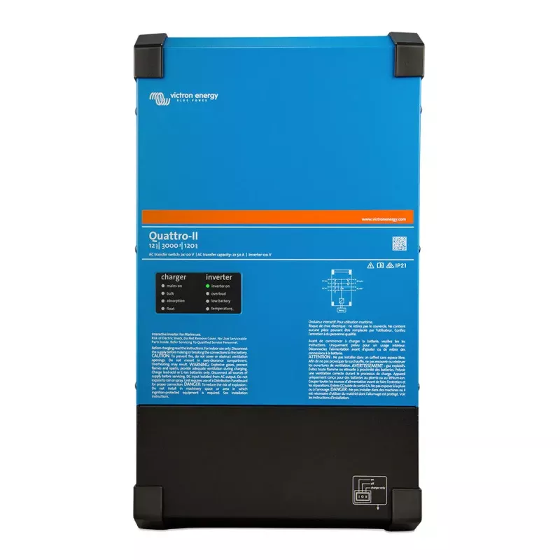 Victron Quattro-II – 12/3000 – 120-50/50 – 2X 120V