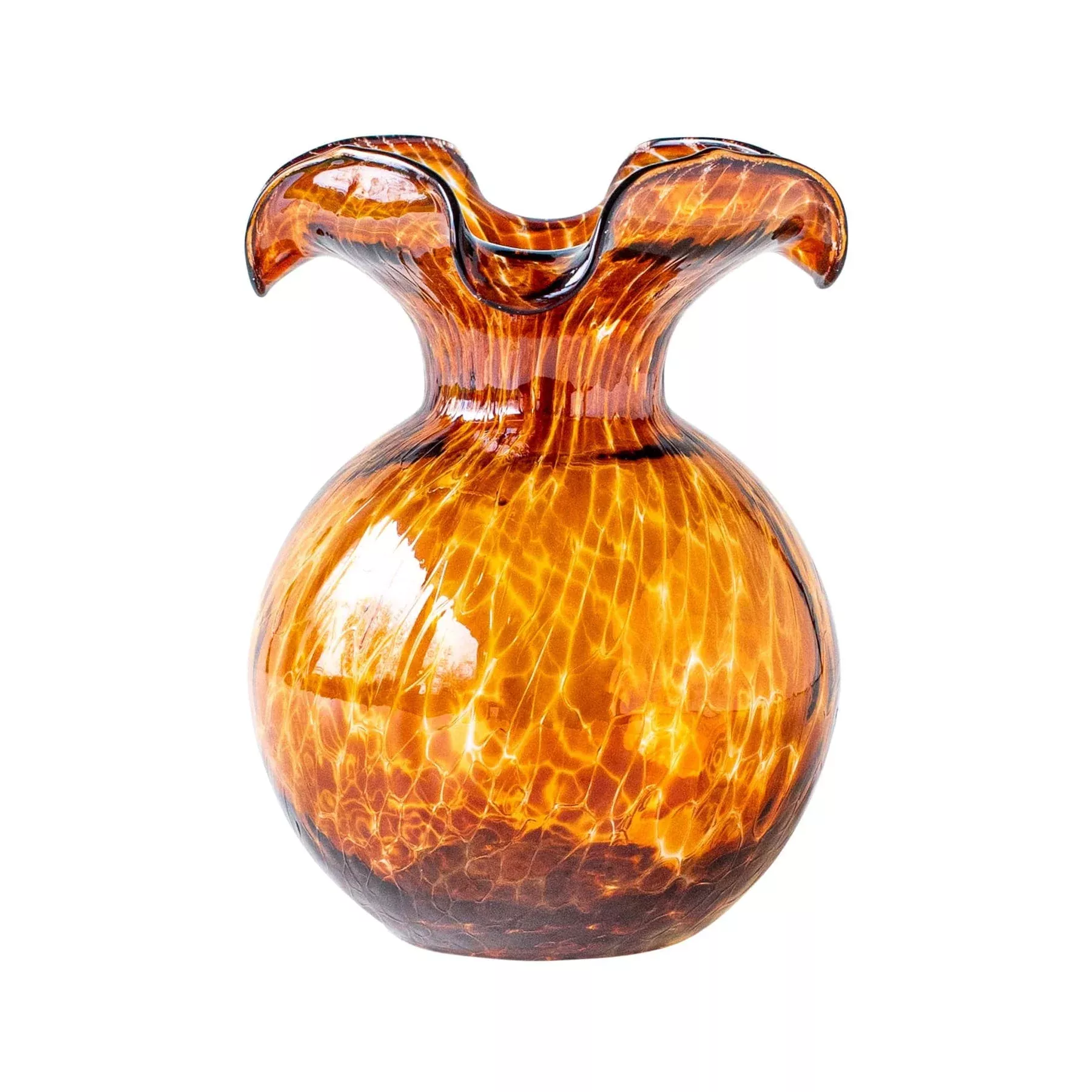 Vietri Hibiscus Small Fluted Vase