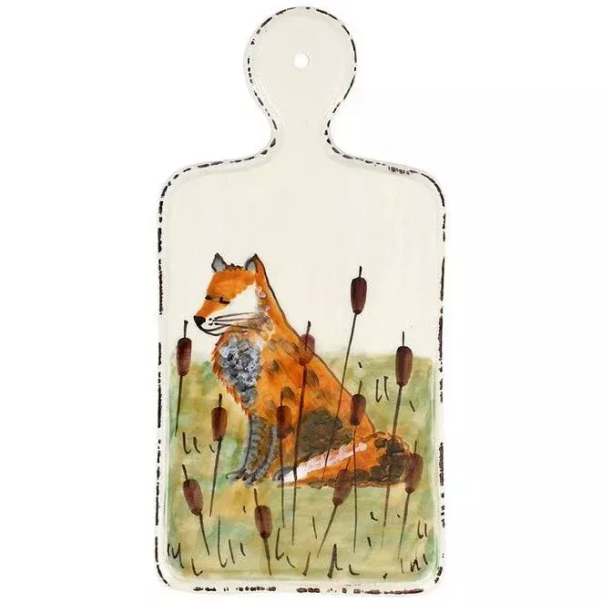 Vietri Wildlife Fox Small Cheese Board