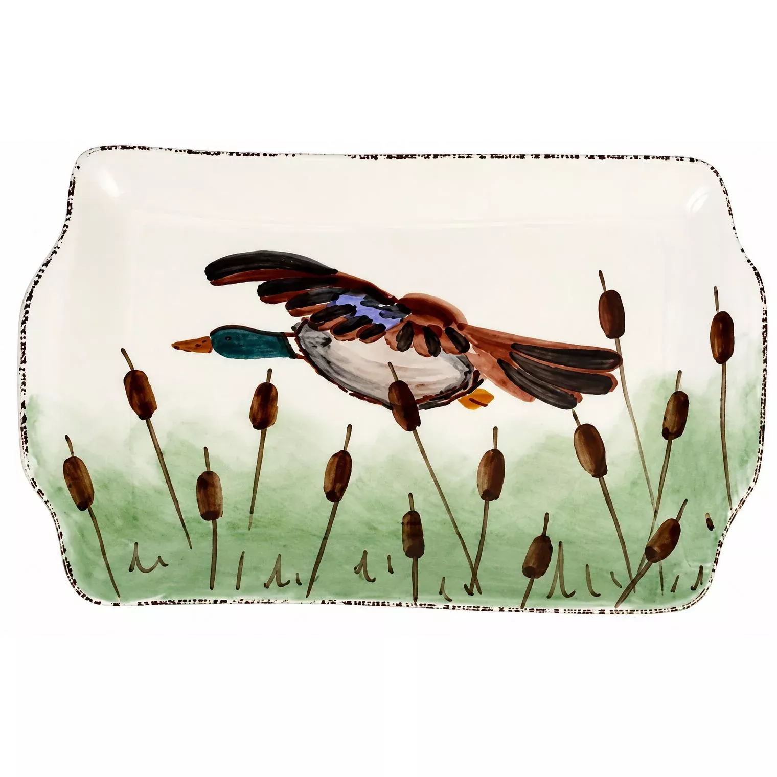 Vietri Wildlife Rectangular Plate