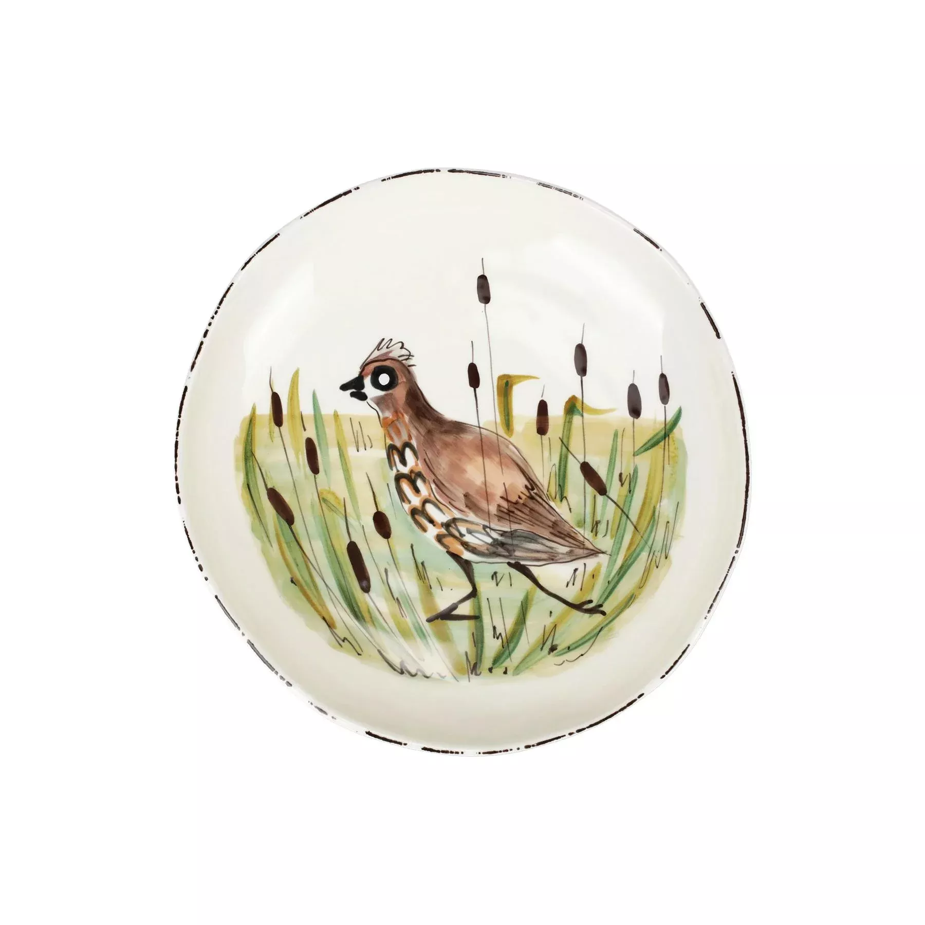 Vietri Wildlife Shallow Bowl