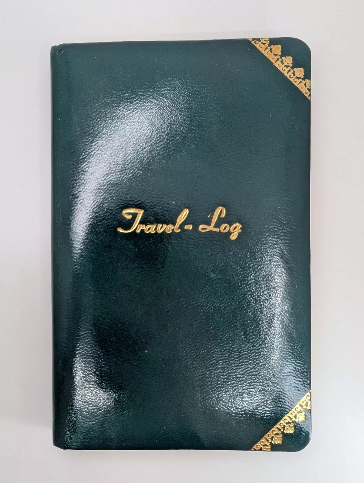 Vintage Green Travel Log Journal