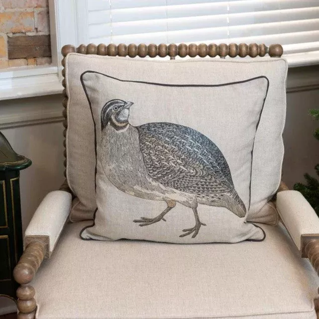 Vintage Quail Pillow (Set of 2)