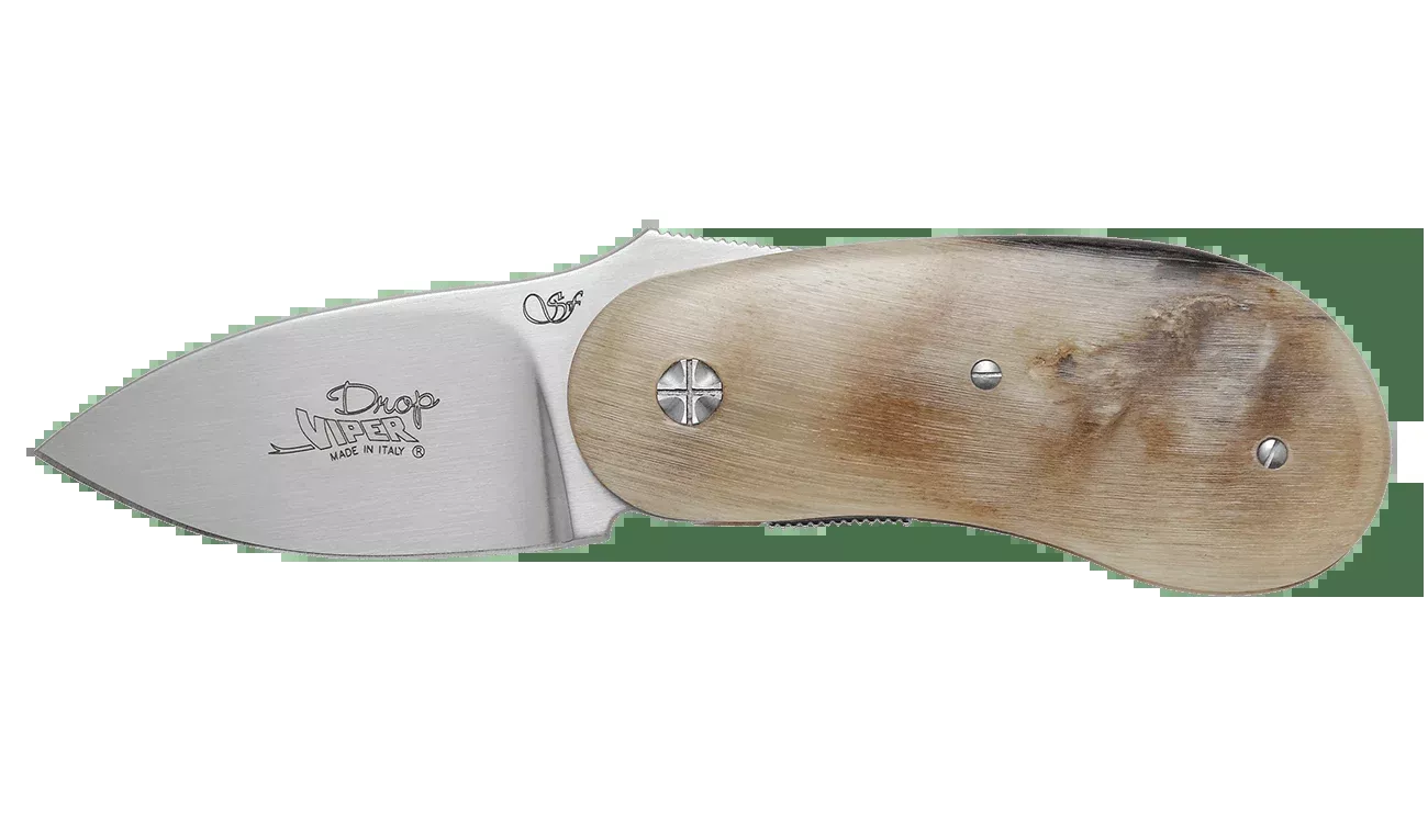 Viper Drop Ox Horn Folding Knife Liner Lock