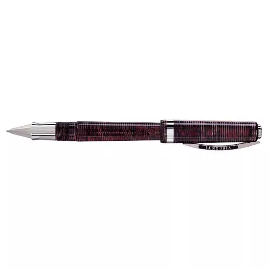 Visconti Wall Street Celluloid Red Rollerball Pen