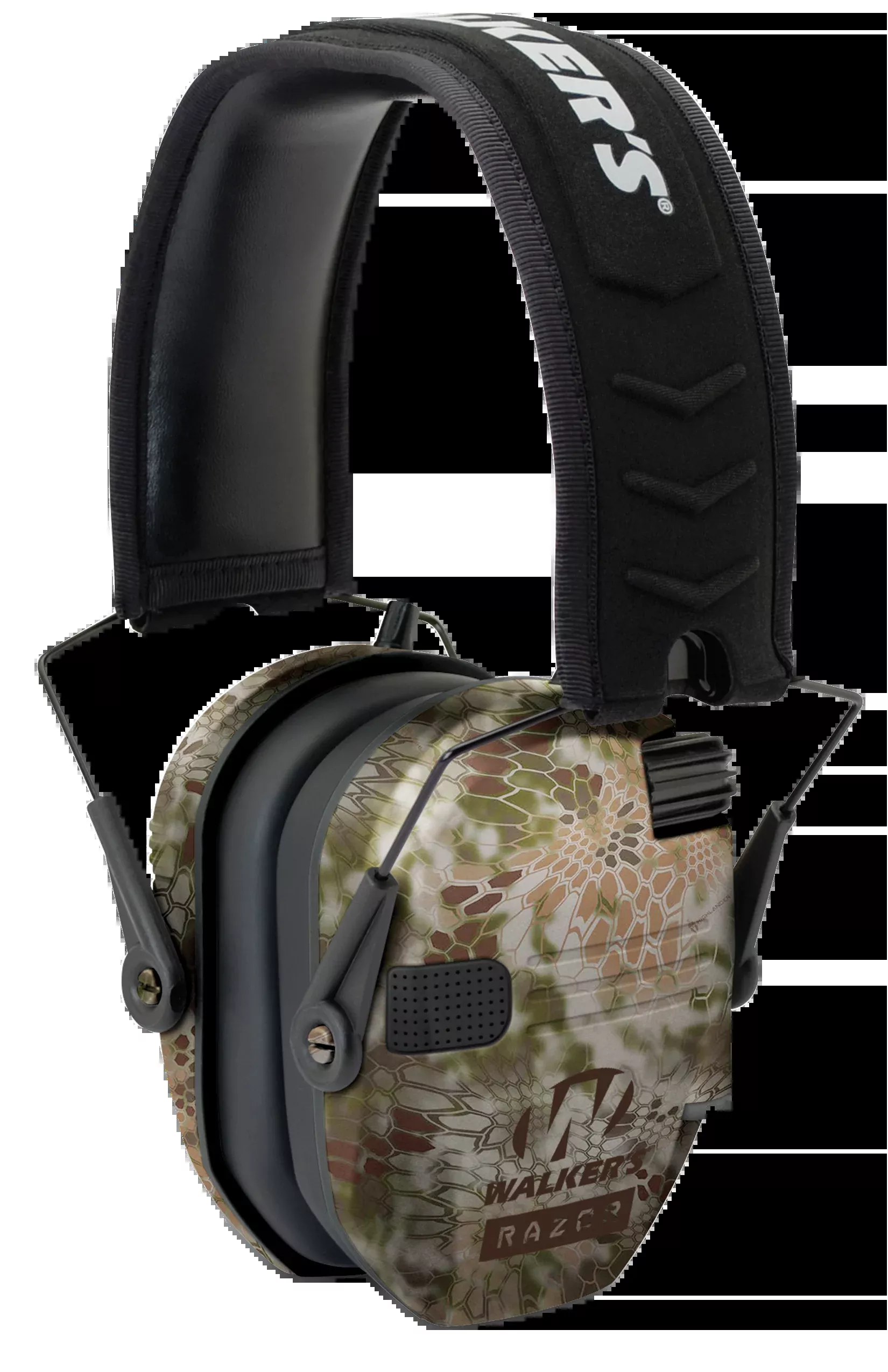 Walkers Game Ear Razor Slim Electronic Hearing Muff, 23 dB NRR, Kryptek Highlander Camo – GWPRSEMKPT