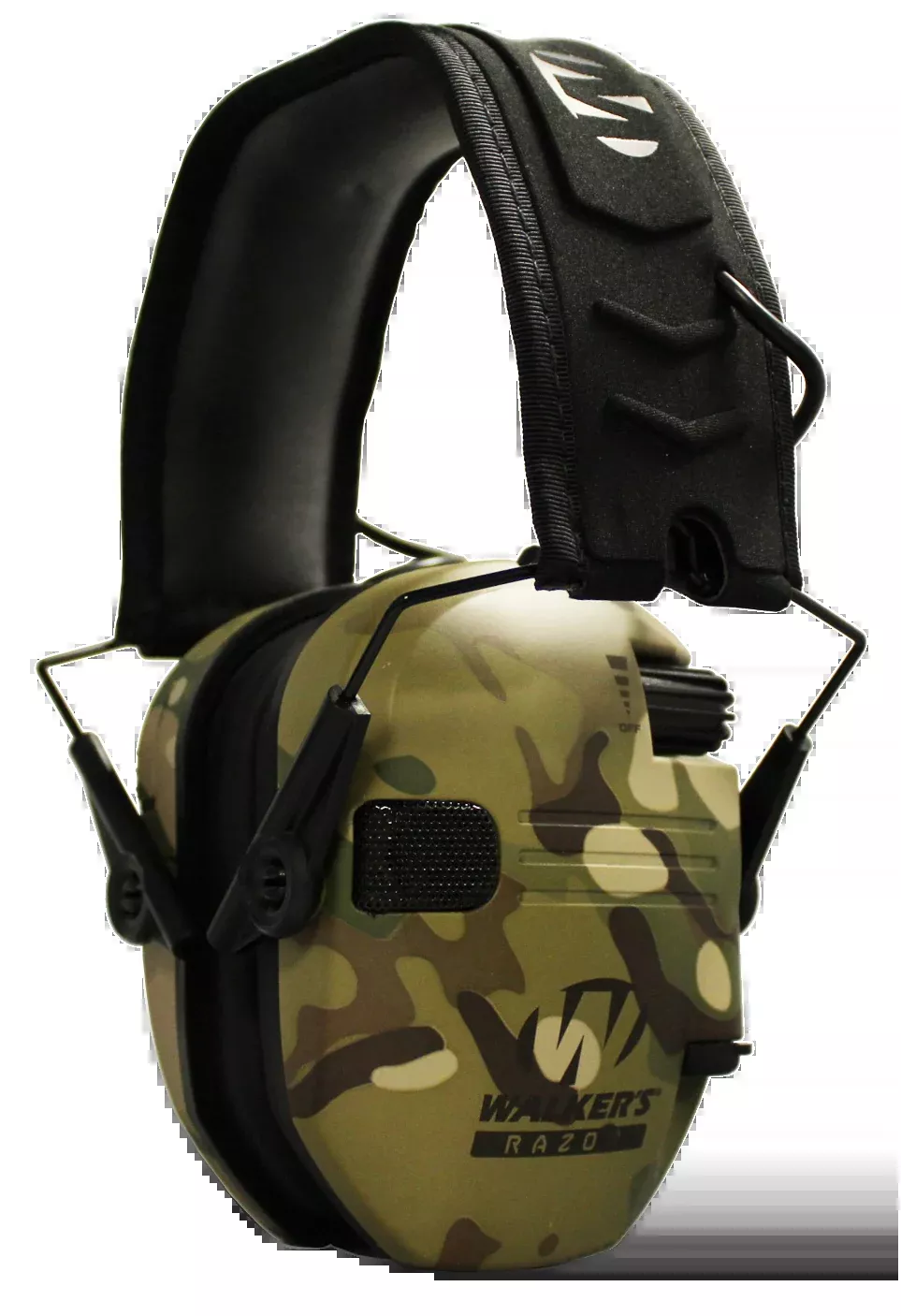 Walkers Game Ear Razor Slim Electronic Hearing Muffs, 23 dB, Over-the-Head, MultiCam/Black GWPRSEMMCC