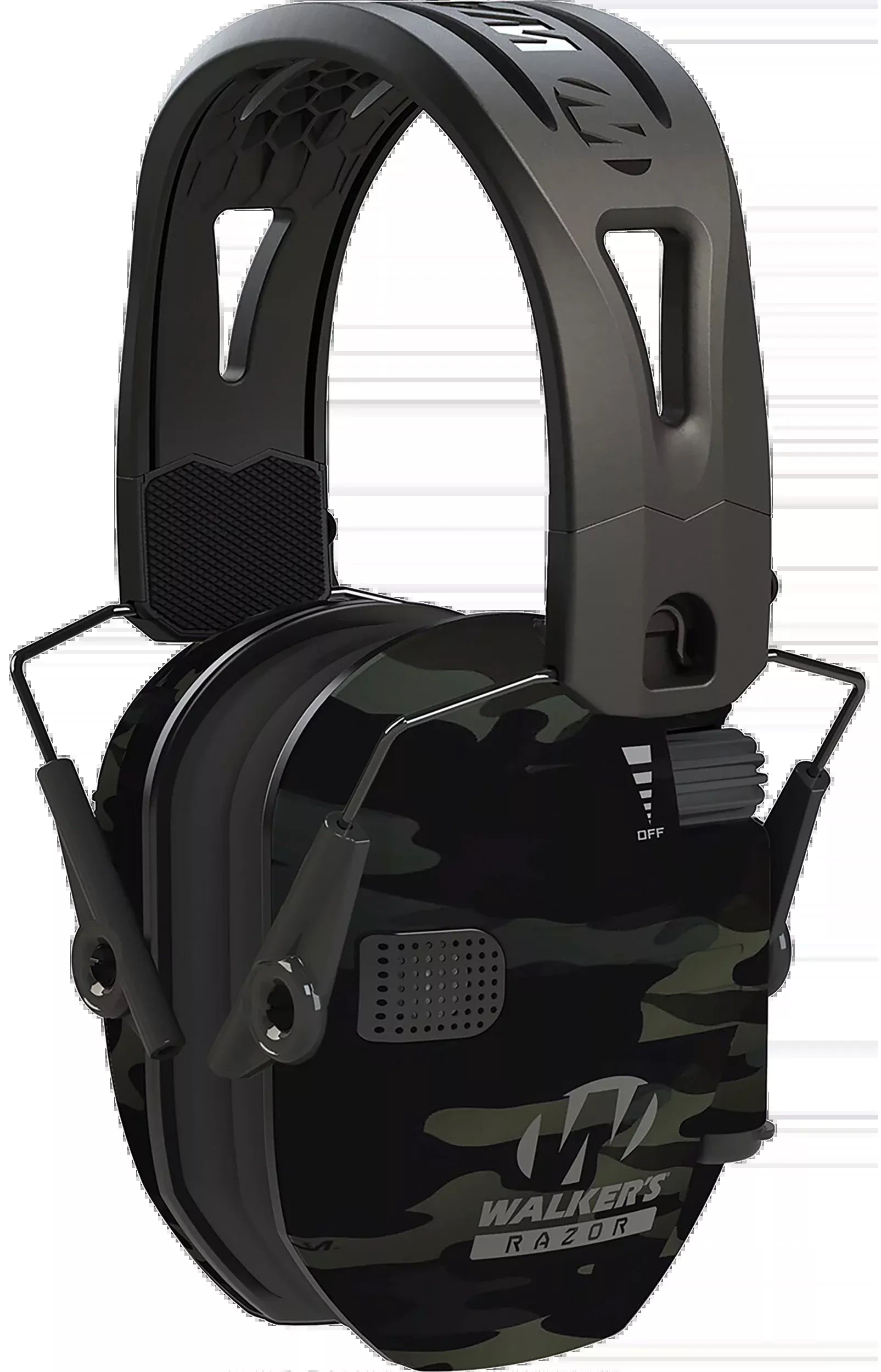 Walkers Game Ear Razor Tacti-Grip Electronic Earmuff, 23 dB Noise Reduction Rating, Multicam Gray – GWPRSEMRHMCCG