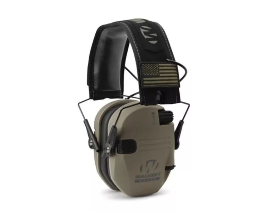 Walkers Razor Patriot Series Slim Muffs Flat Dark Earth