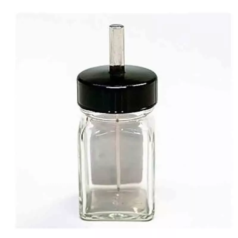 Wapsi 1 oz. Empty Glass Jar with Bodkin