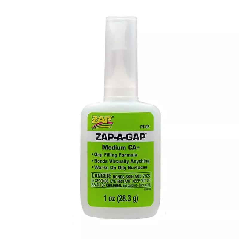 Wapsi Zap Adhesives Zap-A-Gap CA+ 1 oz.