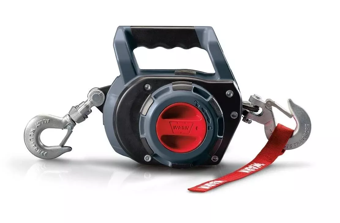 Warn Drill Winch 750 LBS, 40′ Synthetic Rope• 101575