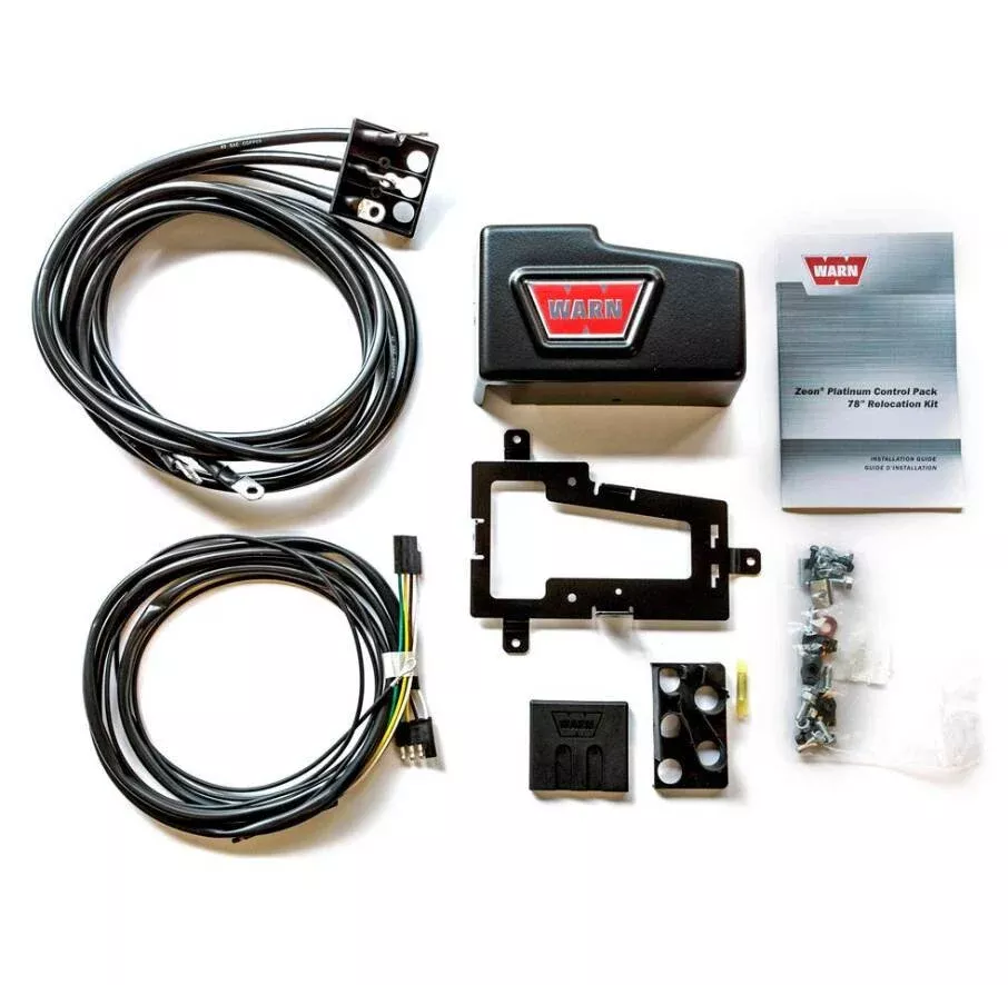 Warn Long Control Pack Relocation Kit• 92193