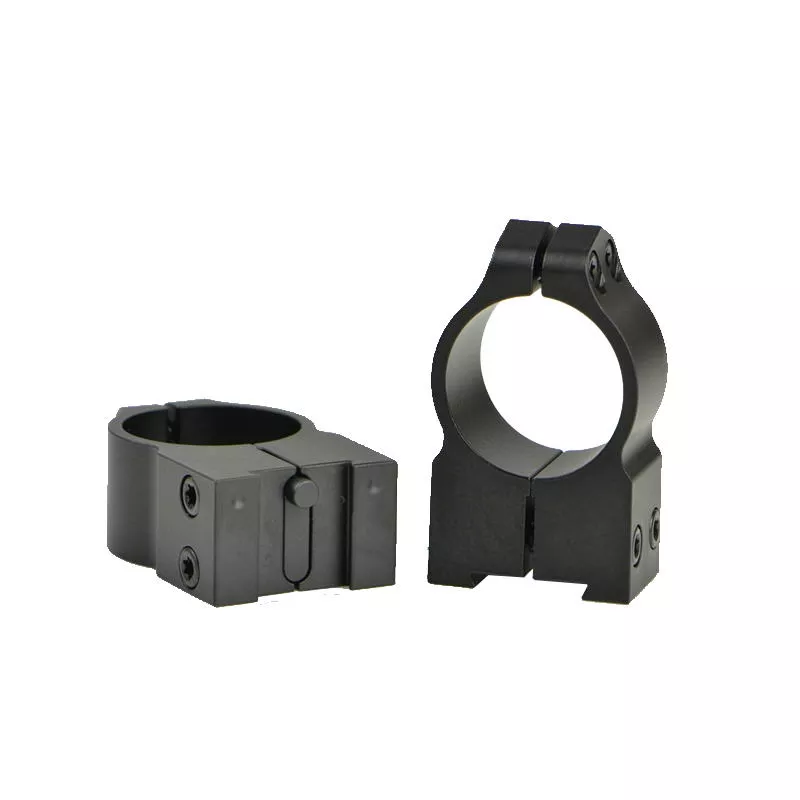 Warne Maxima 1″ Rings Tikka High Black Matte #2TM