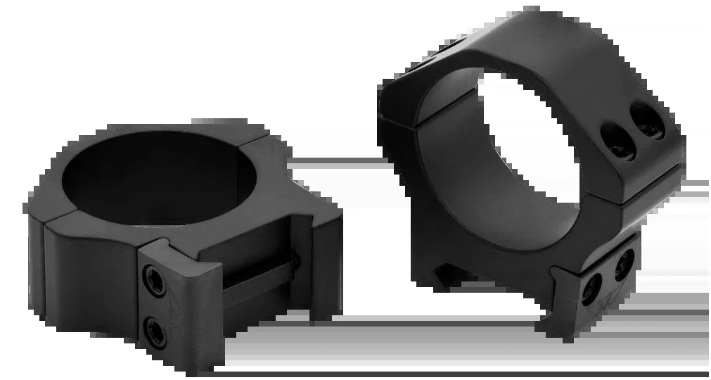 Warne Maxima Horizontal Scope Rings, 30mm Low, Matte Black, Picatinny/Weaver – 513M