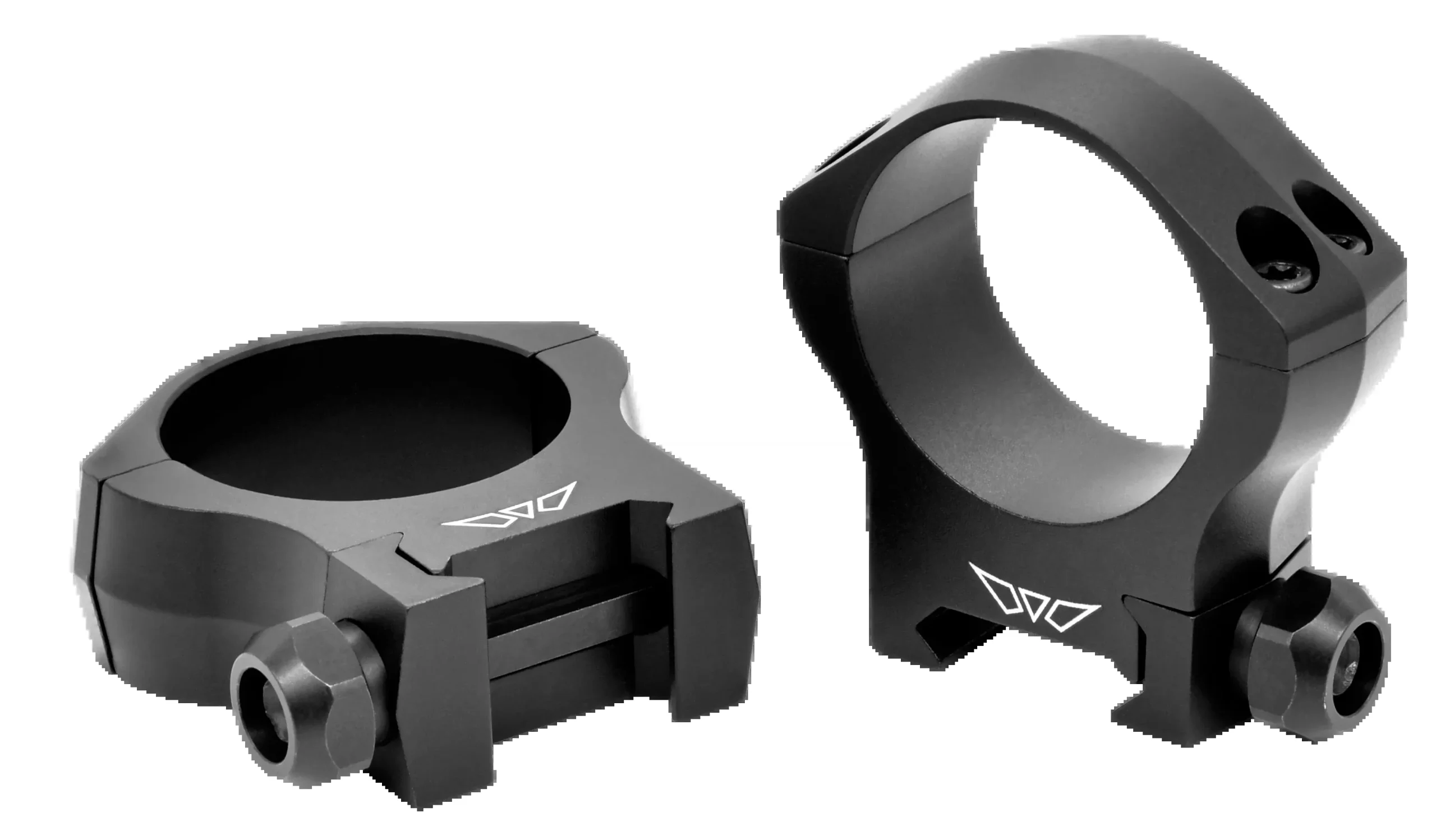 Warne Mountain Tech 34mm Medium Scope Rings, Matte Black, 7075-T6 Aluminum – 7221M