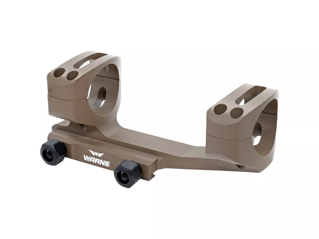 Warne MSR Long Range Cantilever Scope Mount, Dark Earth