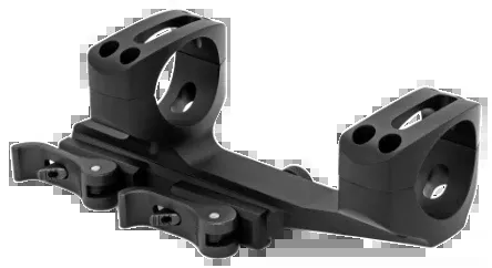 Warne X-SKEL 34mm Cantilever Scope Mount, Dual Quick Detach Levers, Matte Black, QDXSKEL34TW