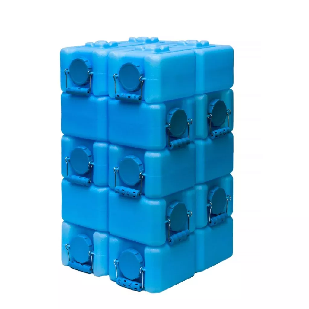 WaterBrick Standard Blue 10 Pack - Holds 2640 Servings