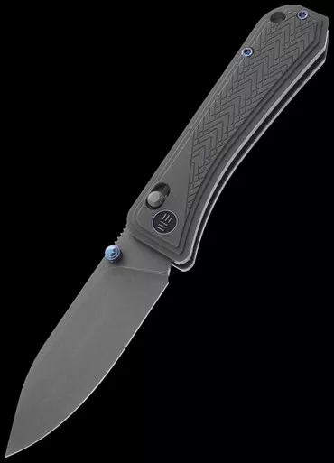 We Knife Bougie Banter Titanium Stonewashed Folding Knife
