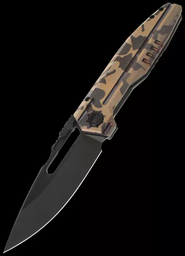We Knife Reveille Desert Terrain Titanium Folding Knife