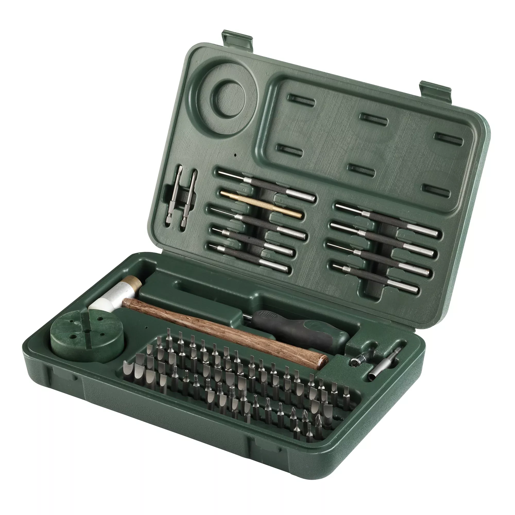 Weaver Deluxe Gunsmithing Tool Kit, 88-Piece Set with Case, Magnetic Driver & Hammer 849719