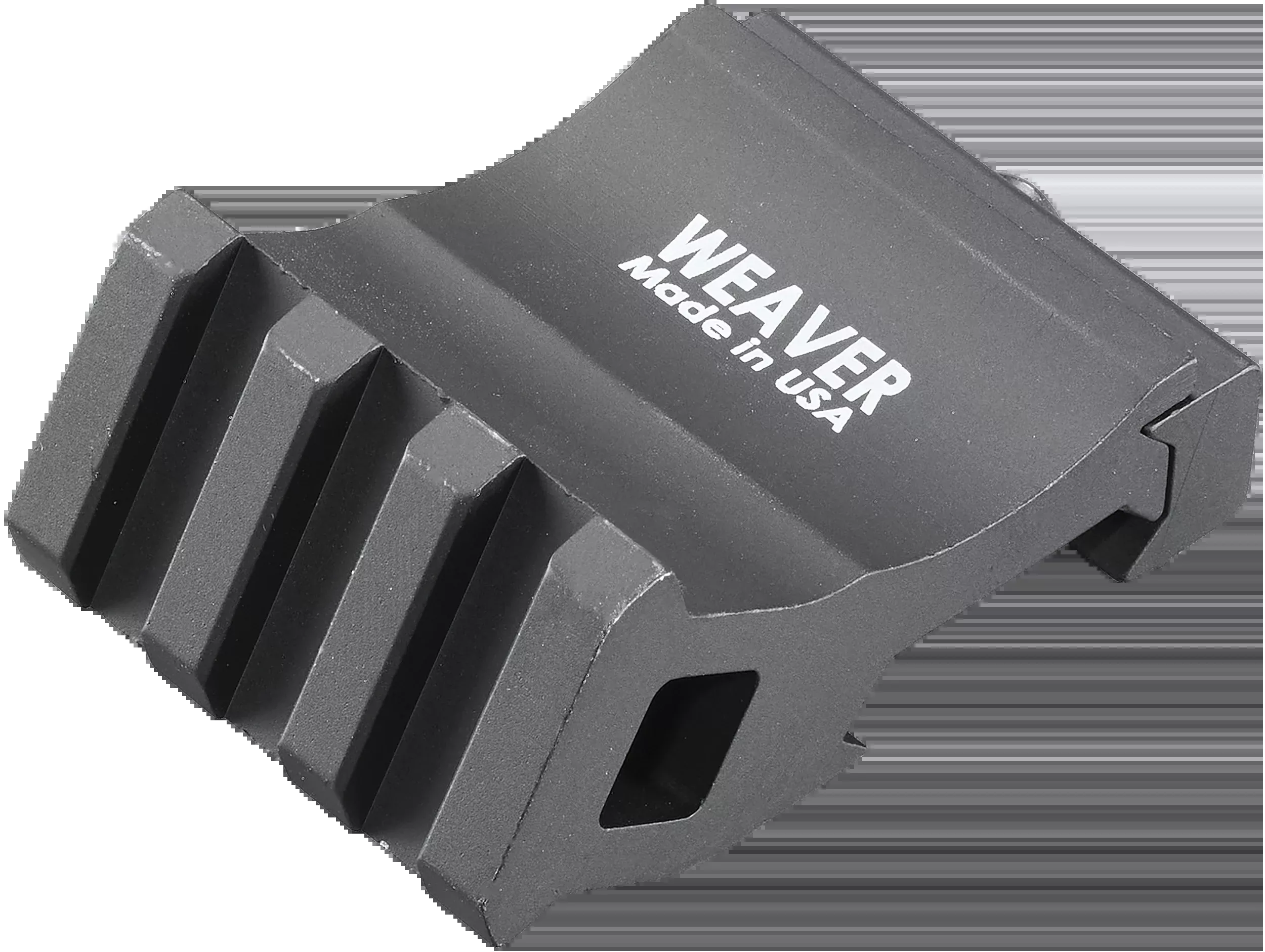 Weaver Mounts Offset Rail Adapter for Picatinny Rails, 6061-T6 Aluminum, Black Anodized, 0 MOA, 99671