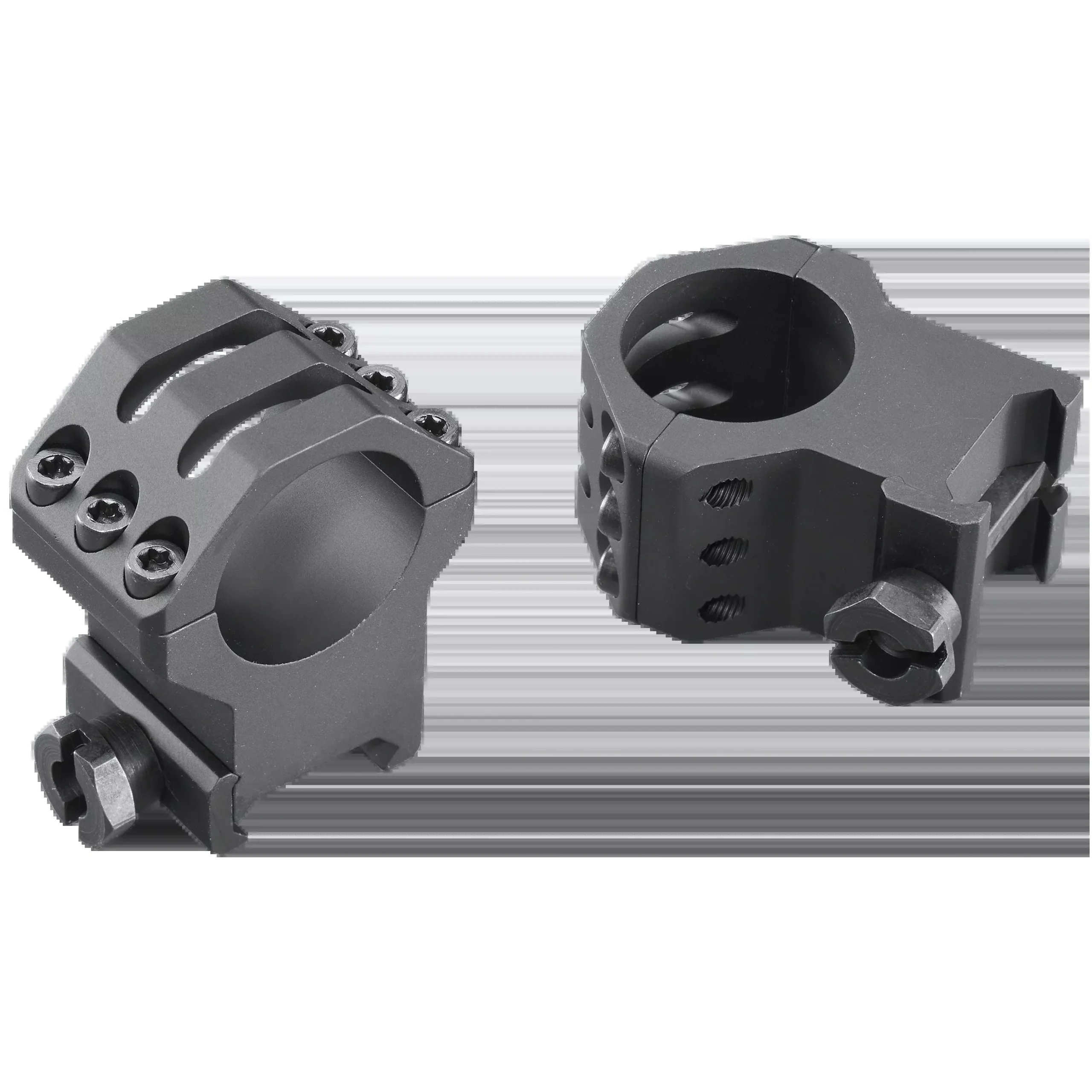 Weaver Mounts Six-Hole Picatinny Scope Rings, 1 inch, Extra-Extra High, Matte Black, 99691