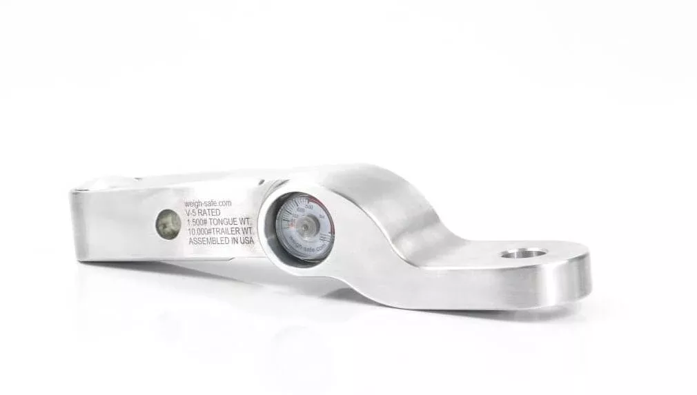 Weigh Safe Fixed Height Ball Mount w/ Gauge, 2″ Drop, 2″ Shank (10K GTW)• WSFH2-2