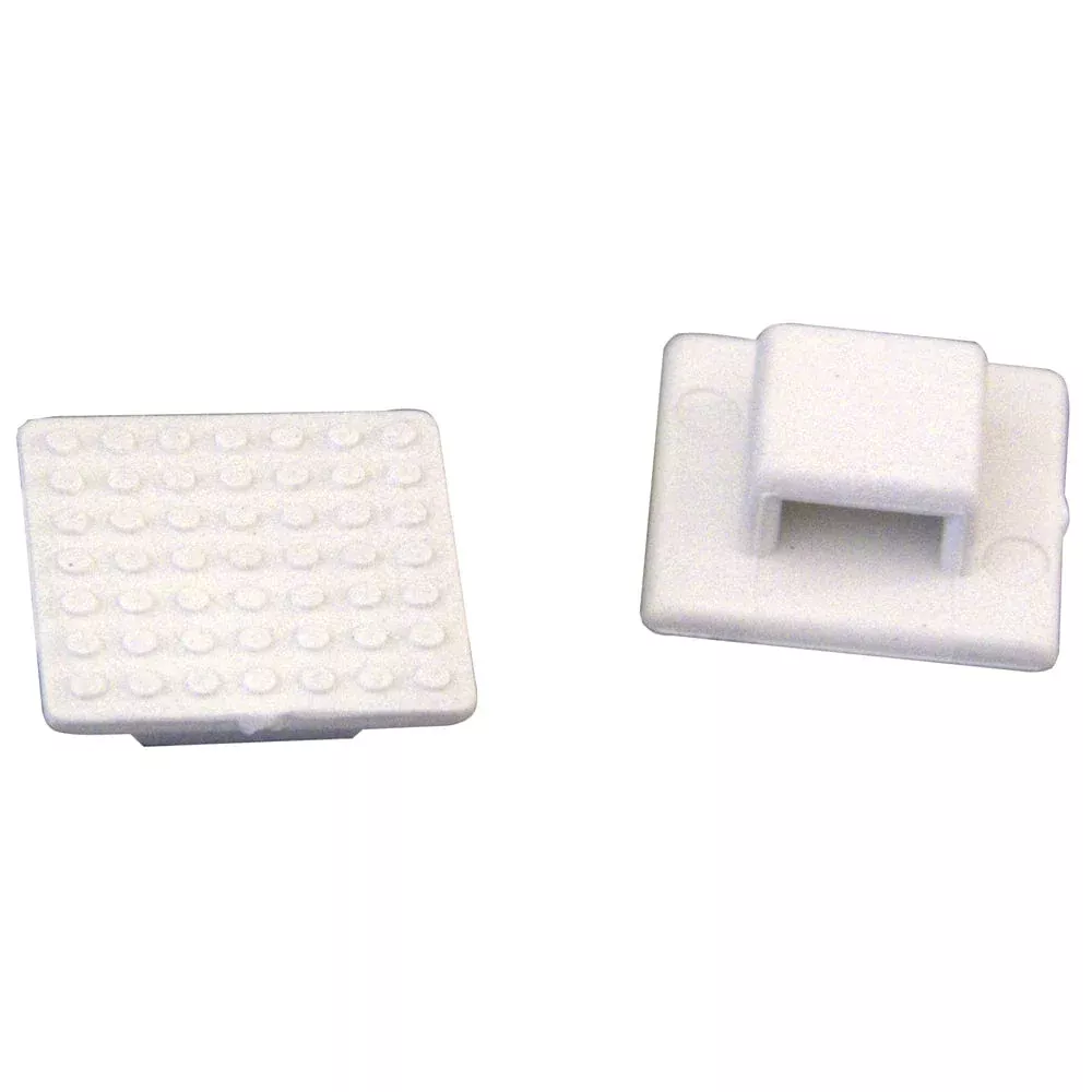 Weld Mount AT-3 Small White Nylon Wire Tie Mount - Qty. 100