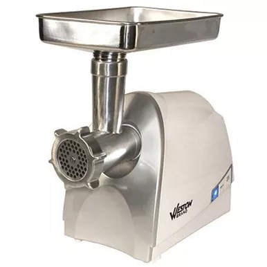 Weston #8 Electric Meat Grinder & Sausage Stuffer Silver