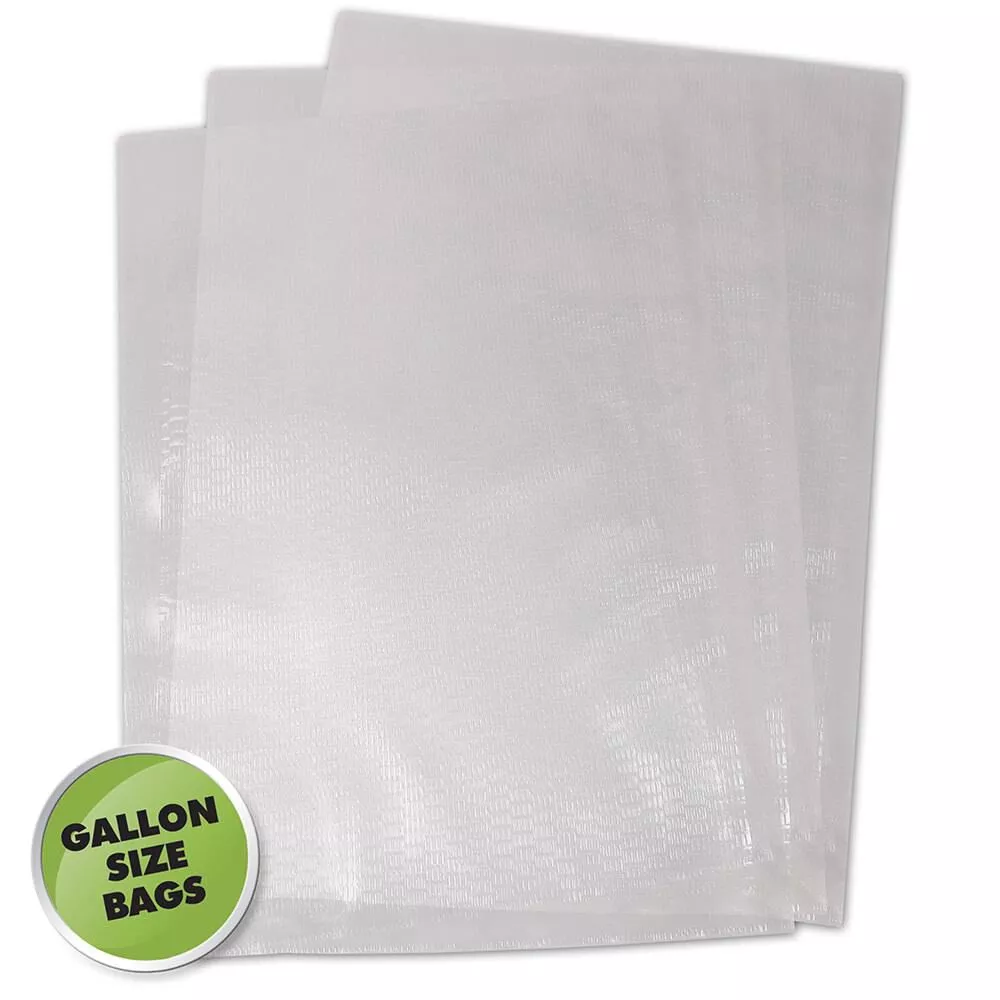 Weston Gallon Pre-Cut Vacuum Sealer Bags, 100-Pack